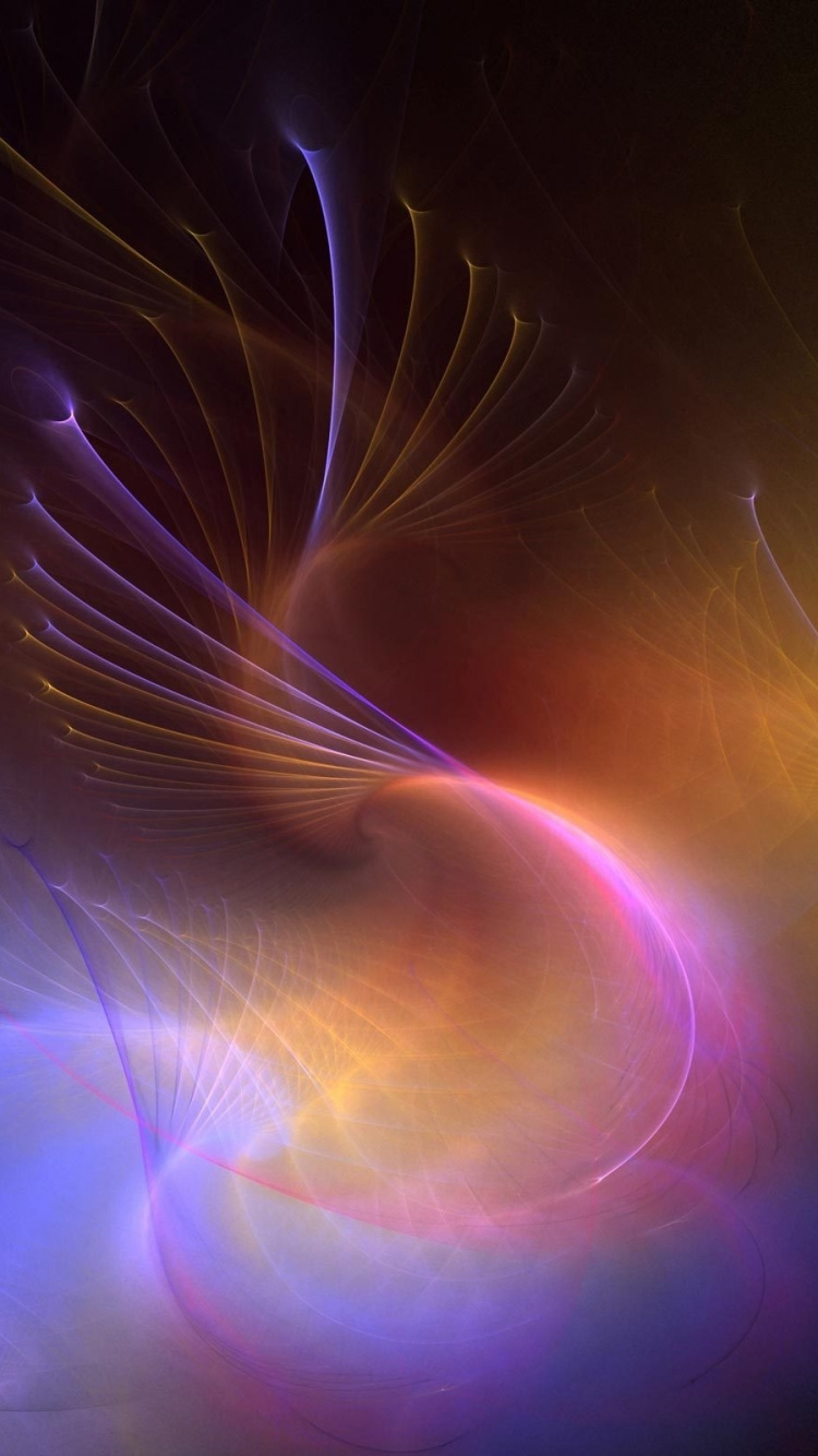 Purple and White Light Illustration. Wallpaper in 750x1334 Resolution