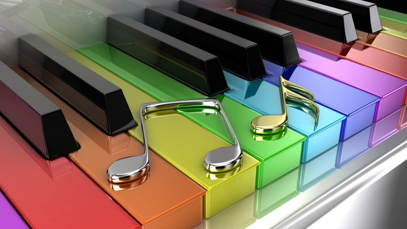 Piano, Conception, Table, Tech, Clé. Wallpaper in 1366x768 Resolution