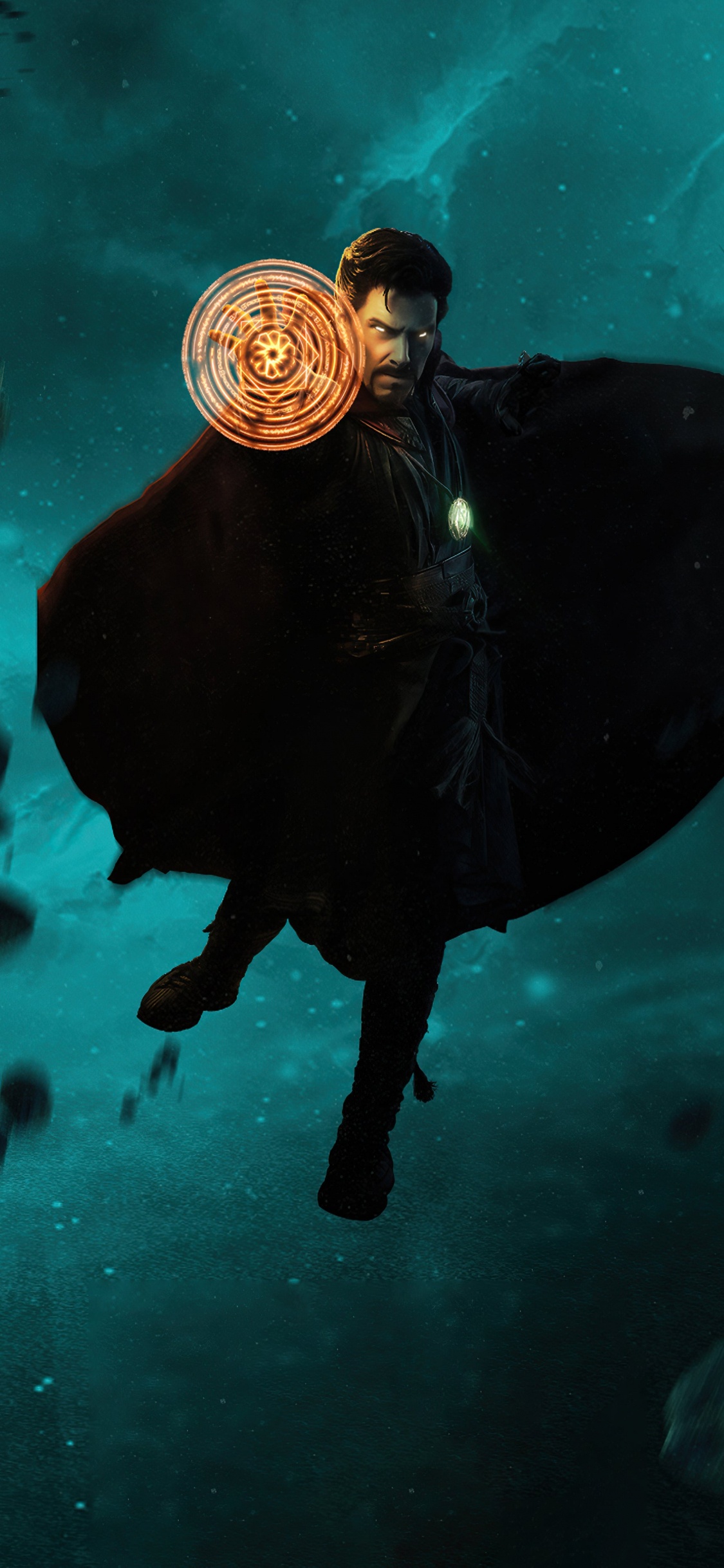 Les Gens Dans la Nature, Nourriture Mikkelsen, Doctor Strange, Spider-man, Docteur Malheur. Wallpaper in 1125x2436 Resolution