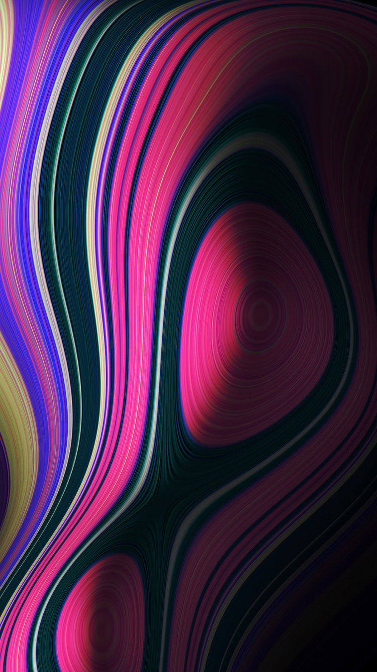 Licht, Fraktale Kunst, Farbigkeit, Purpur, Kunst. Wallpaper in 750x1334 Resolution