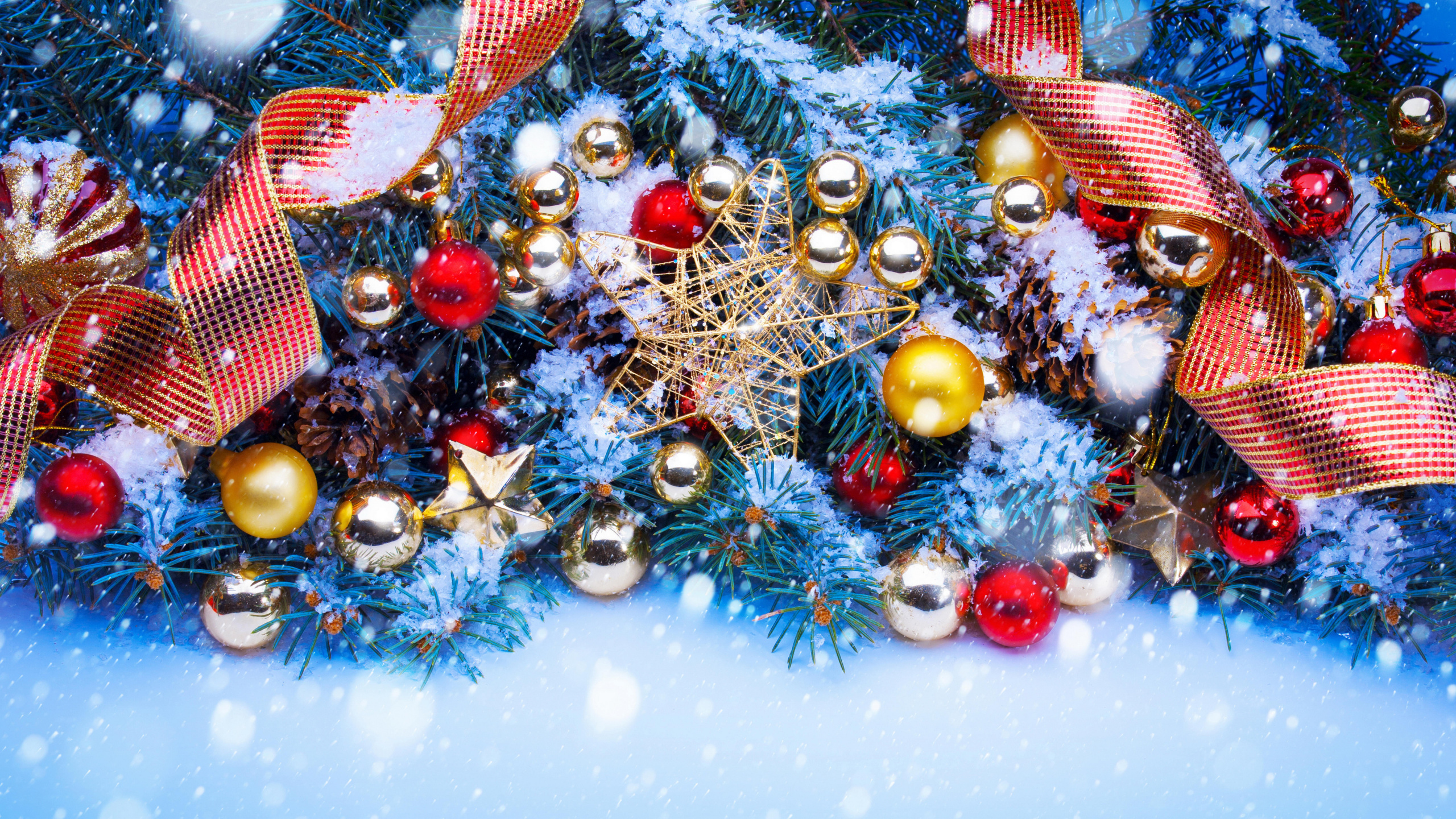 El Día De Navidad, Adorno de Navidad, Decoración de la Navidad, Navidad, Música de Navidad. Wallpaper in 2560x1440 Resolution