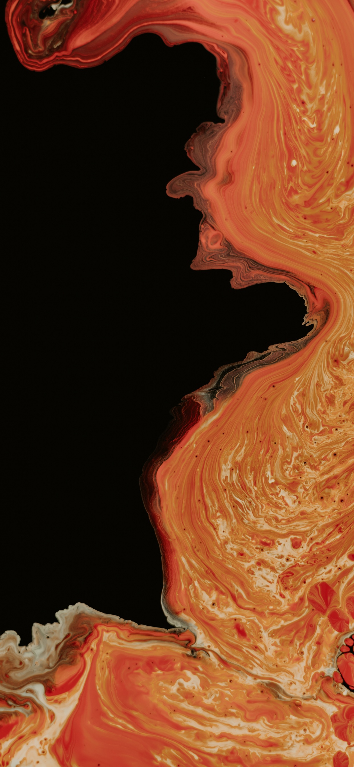 Peinture Abstraite Bleue et Blanche. Wallpaper in 1242x2688 Resolution