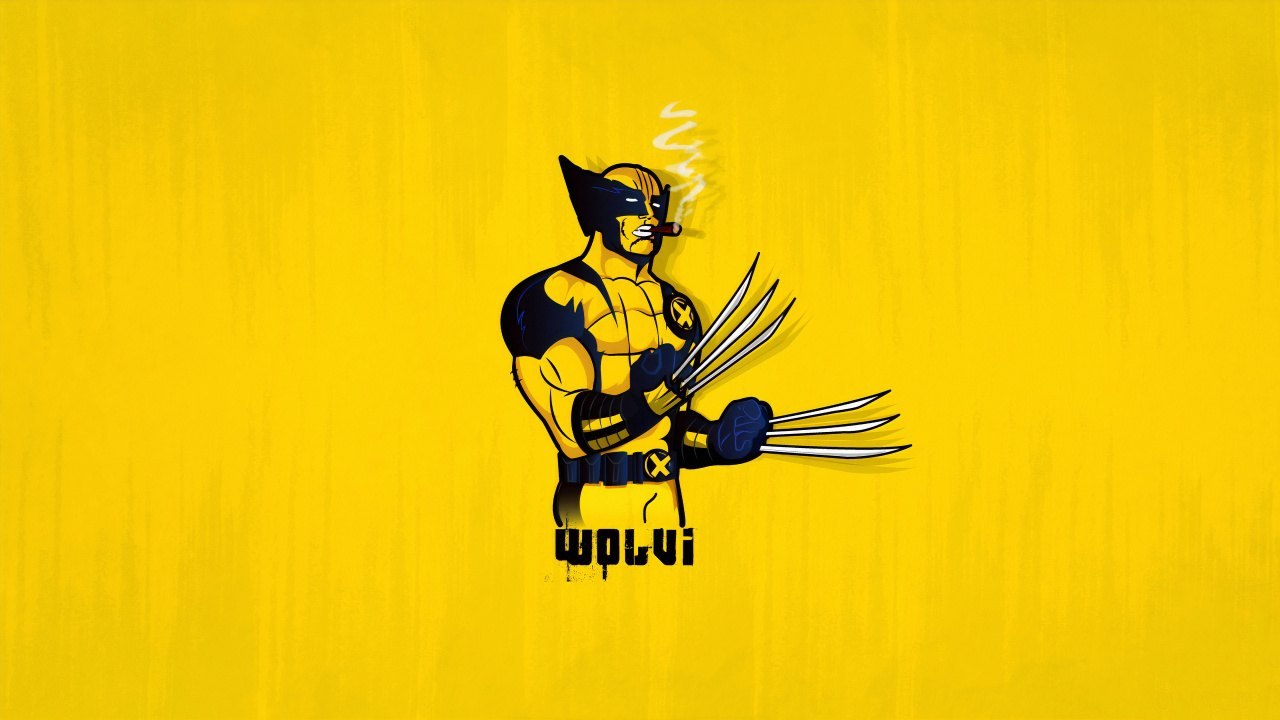 Wolverine, Arte, Manga, Gesto, Camiseta. Wallpaper in 1280x720 Resolution