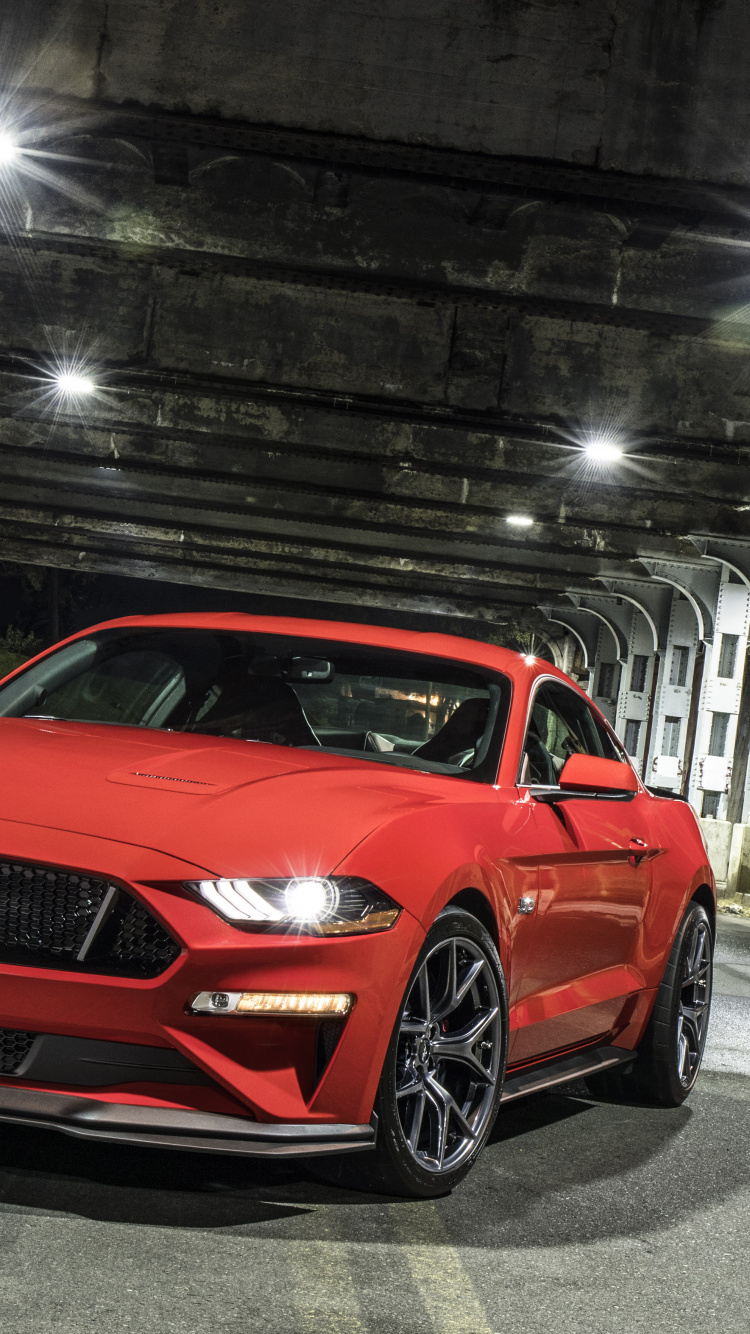 Bmw m 3 Rouge Garée Sur Parking. Wallpaper in 750x1334 Resolution