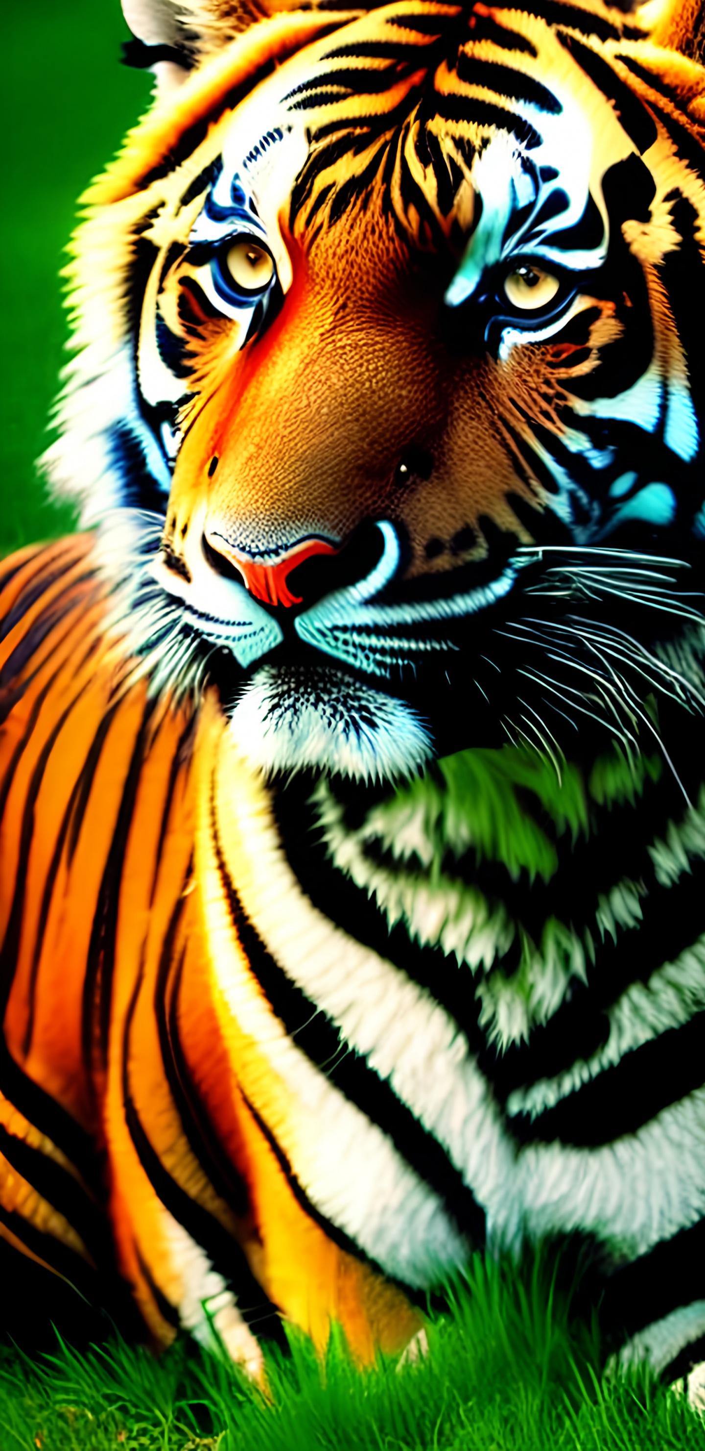 Tigre, Los Carnívoros, Felidae, Gato, Cabeza. Wallpaper in 1440x2960 Resolution