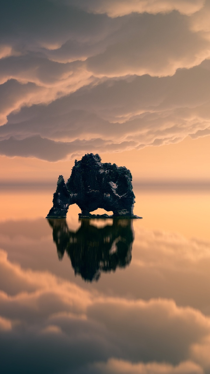 Silhouette of Man and Woman Standing on Top of Mountain During Sunset. Wallpaper in 720x1280 Resolution