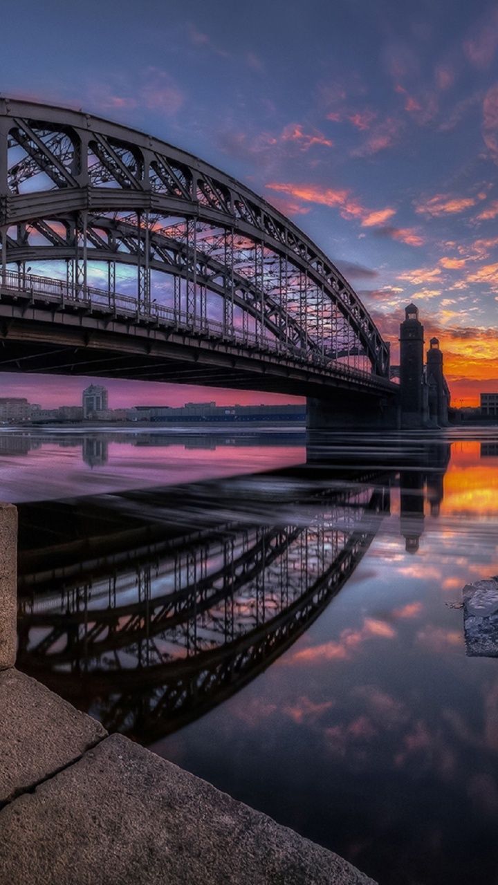 Body of Water Under Blue Sky During Sunset. Wallpaper in 720x1280 Resolution