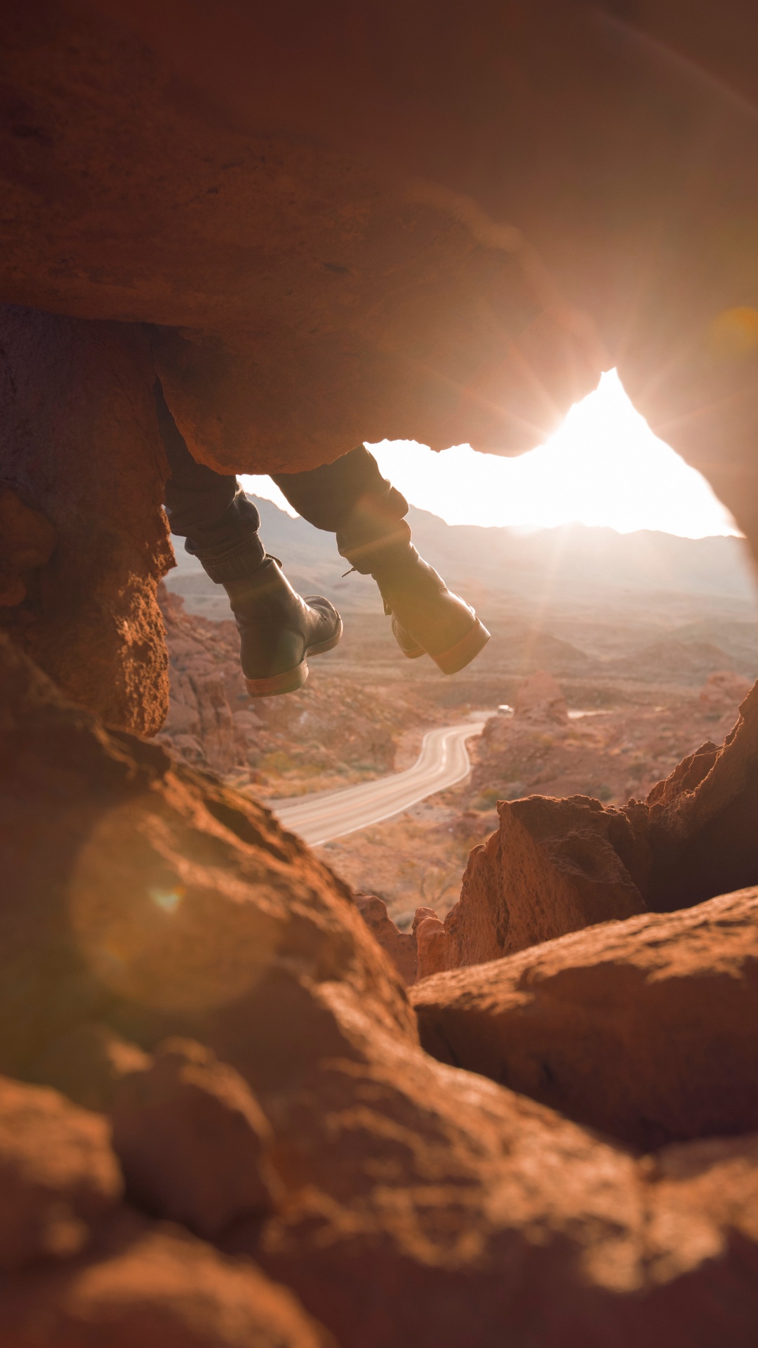 Rock, Formation, Sunlight, Geology, Canyon. Wallpaper in 1080x1920 Resolution