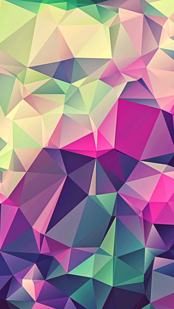 Peinture Abstraite Rose et Bleue. Wallpaper in 720x1280 Resolution