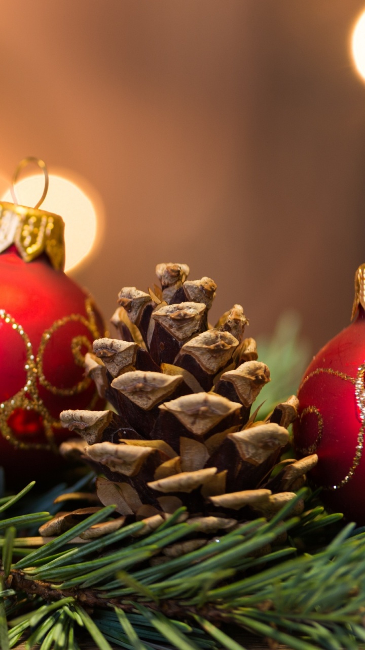 Christmas Decoration, Christmas Ornament, Christmas, Ball, Design. Wallpaper in 720x1280 Resolution