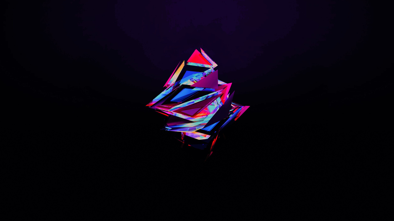 Pink Yellow and Blue Paper Boat. Wallpaper in 1280x720 Resolution