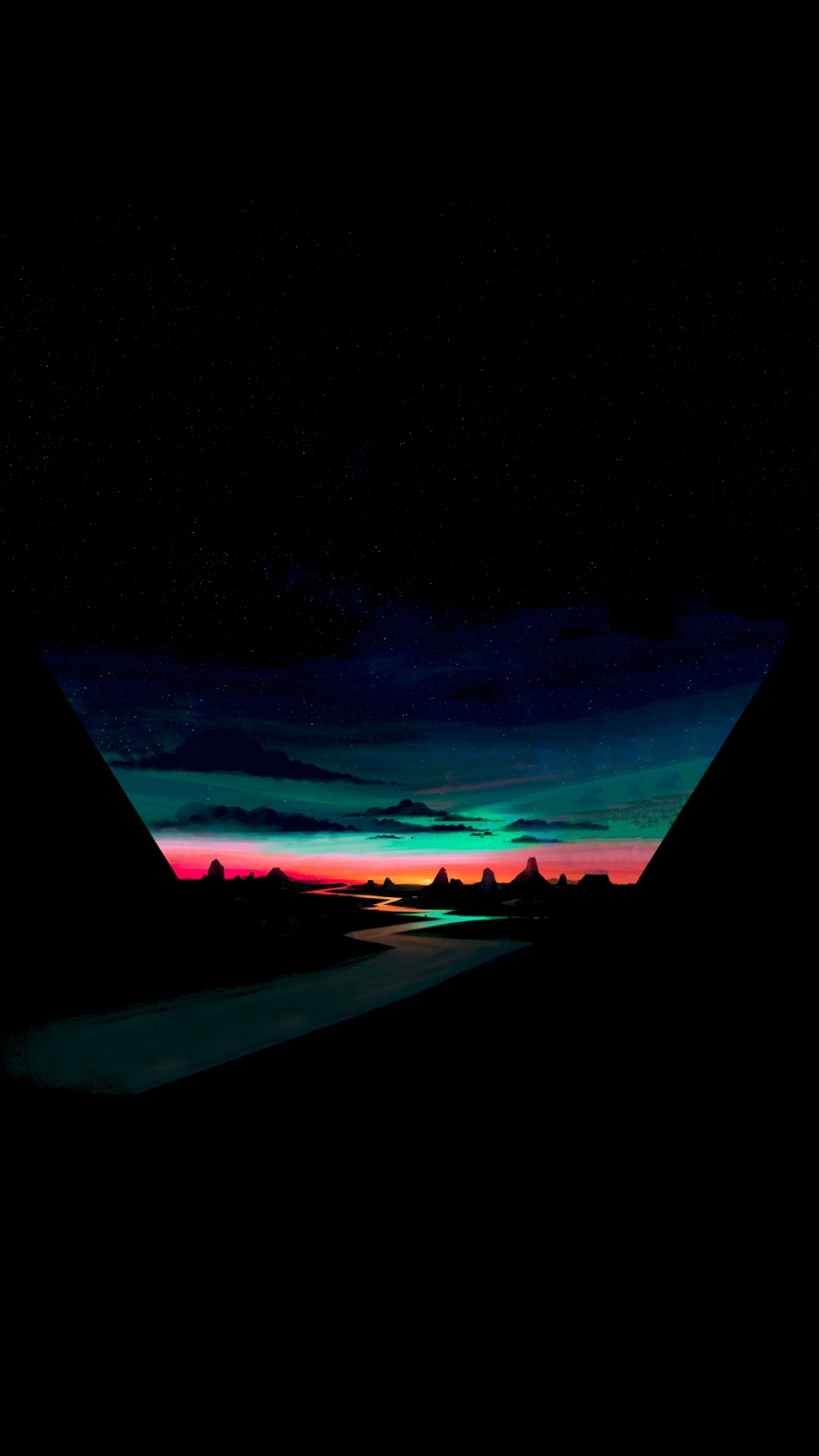 Automotive Lighting, Water, Tints and Shades, Electric Blue, Rectangle. Wallpaper in 1080x1920 Resolution