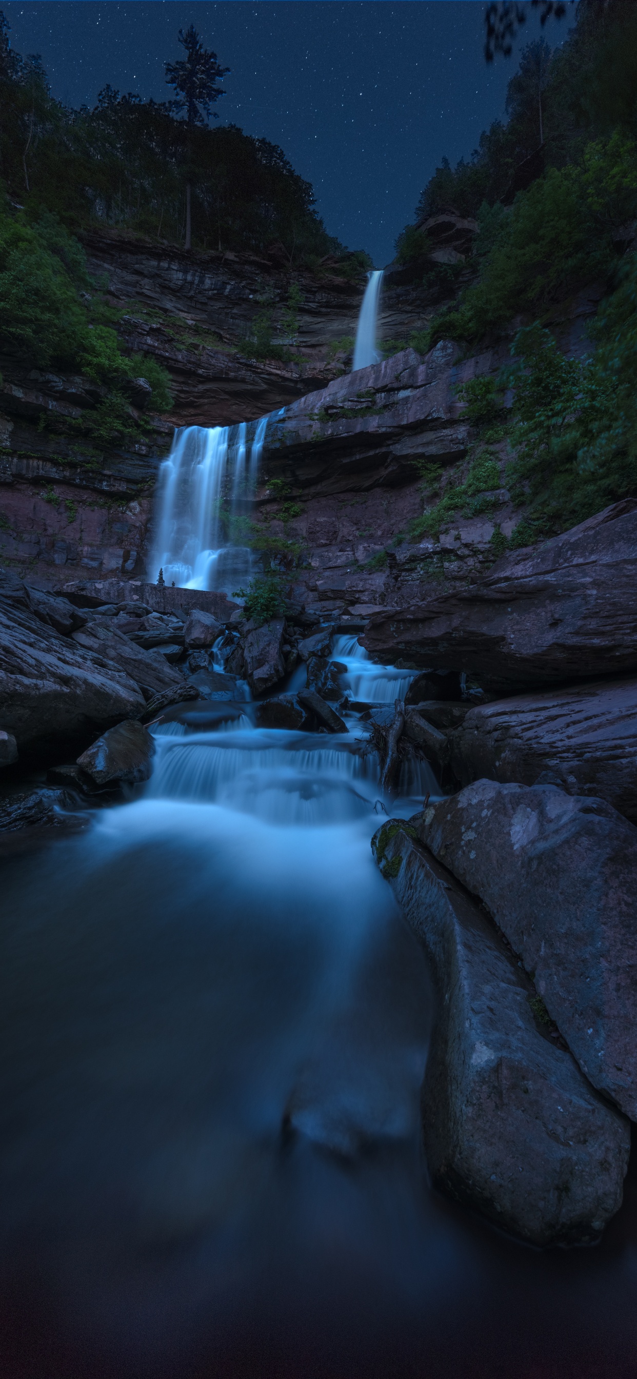 Wasserfall, Gewässer, Natur, Wasser, Wasserressourcen. Wallpaper in 1242x2688 Resolution