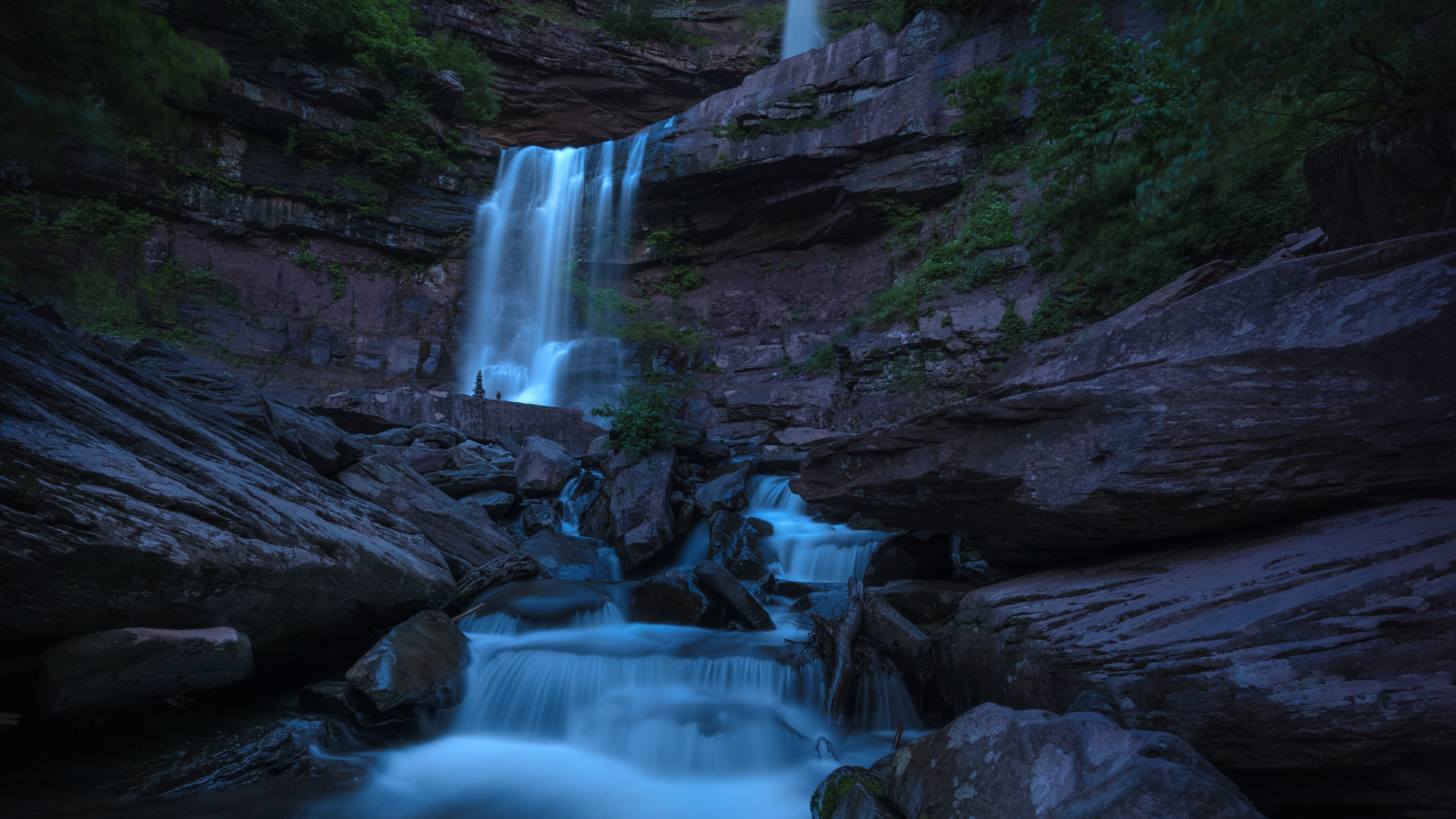 Wasserfall, Gewässer, Natur, Wasser, Wasserressourcen. Wallpaper in 1920x1080 Resolution