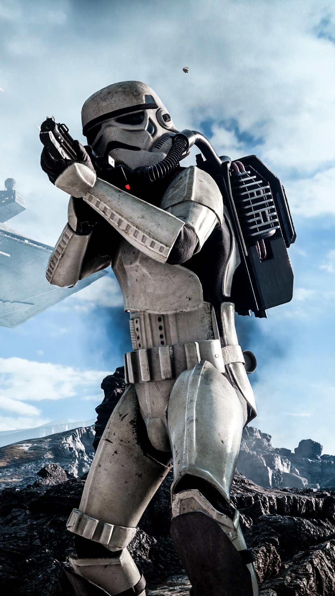 Stormtrooper, Star Wars, Star Wars Battlefront, Ciel. Wallpaper in 1080x1920 Resolution