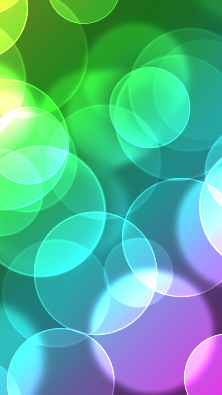 Purple and Green Polka Dot Wallpaper. Wallpaper in 750x1334 Resolution