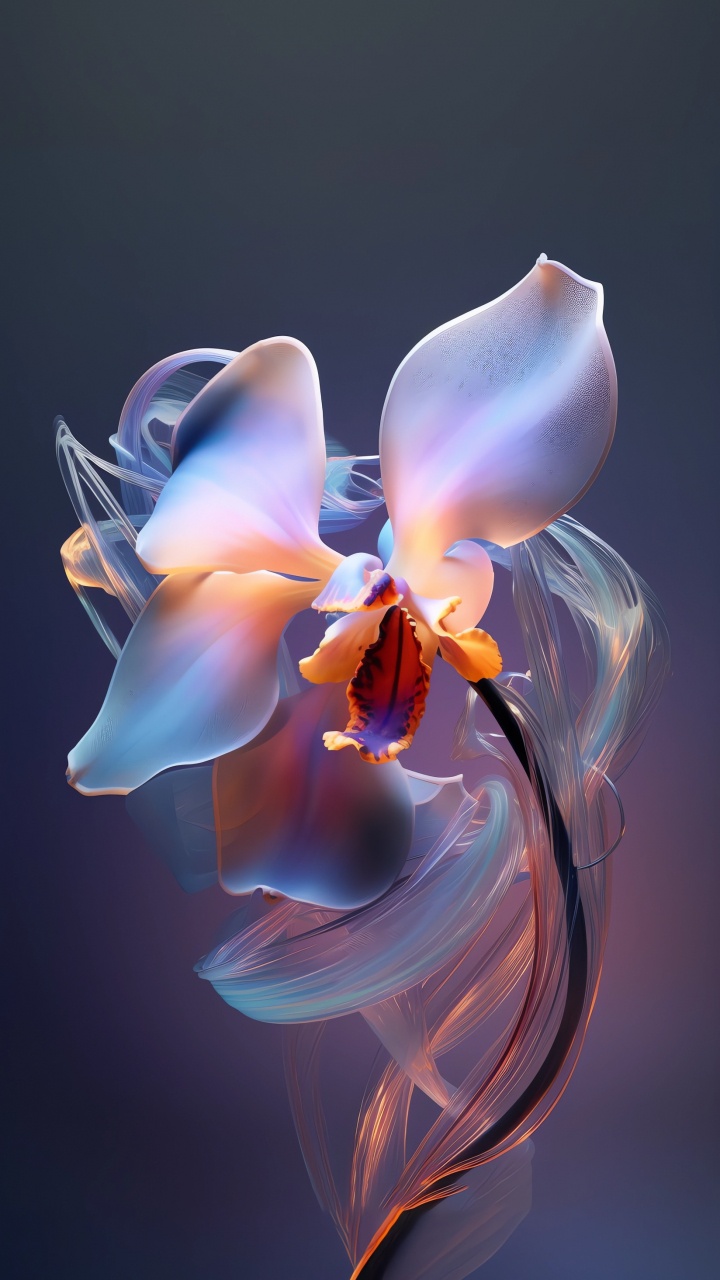 Orchid, Flower, Petal, Plant, Terrestrial Plant. Wallpaper in 720x1280 Resolution