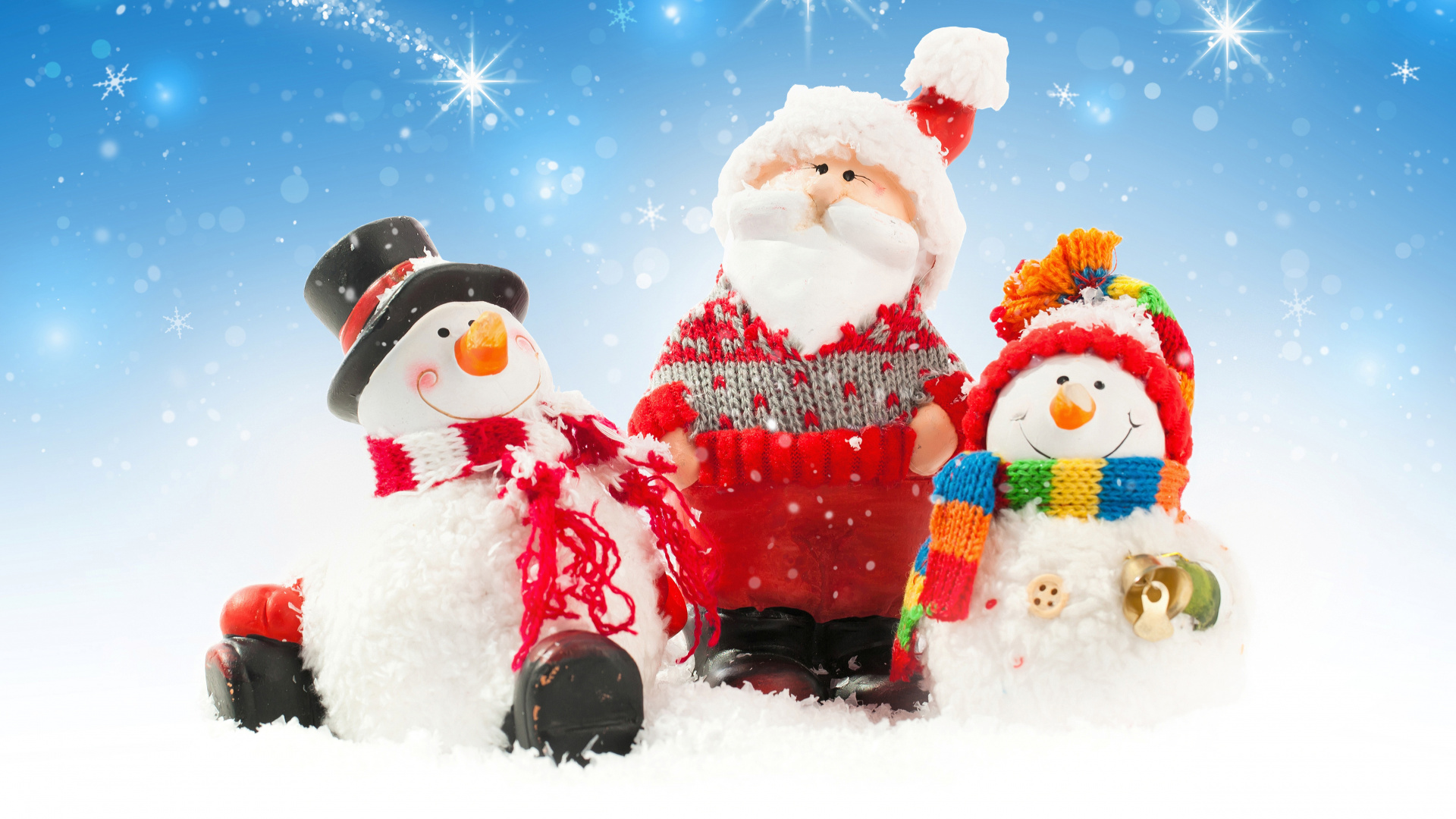 Nochevieja, El Día De Navidad, Santa Claus, Muñeco, Navidad. Wallpaper in 1920x1080 Resolution