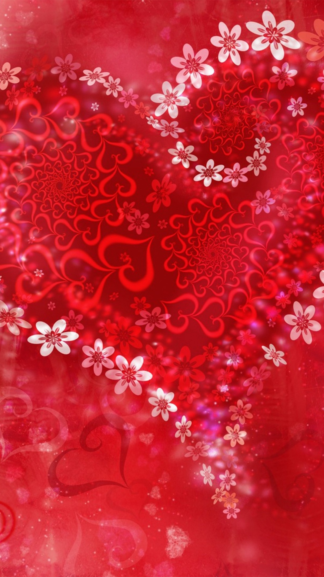 Cœur, Red, le Jour de Valentines, Pink, Amour. Wallpaper in 1080x1920 Resolution