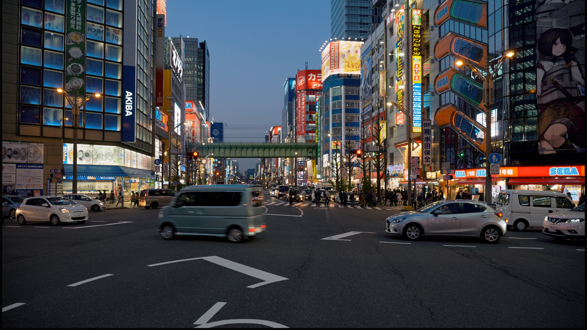 Cars on Road Near High Rise Buildings During Daytime. Wallpaper in 1920x1080 Resolution