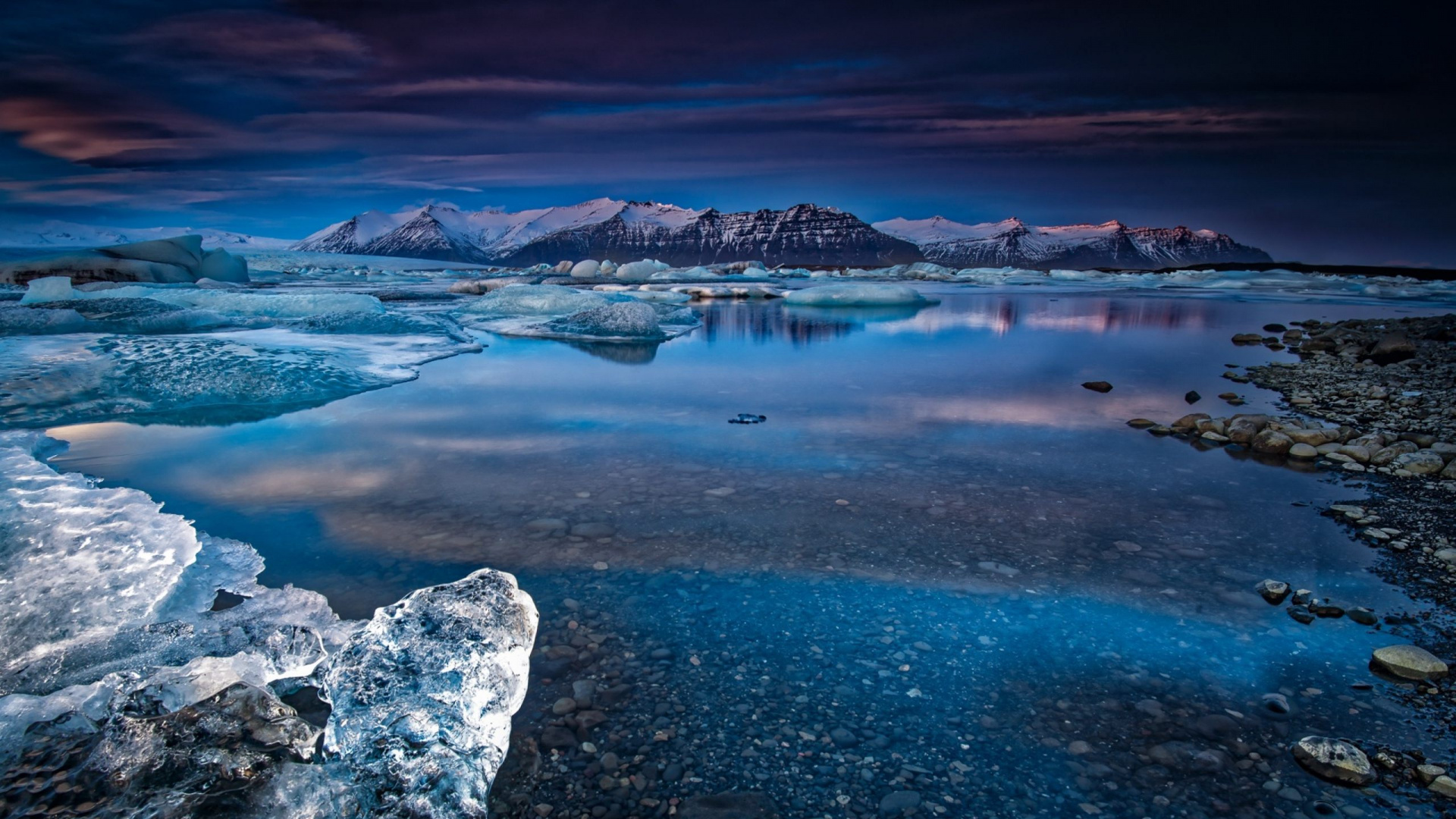 海洋, 大海, 海冰的, 北冰洋, 冰川湖 壁纸 1920x1080 允许