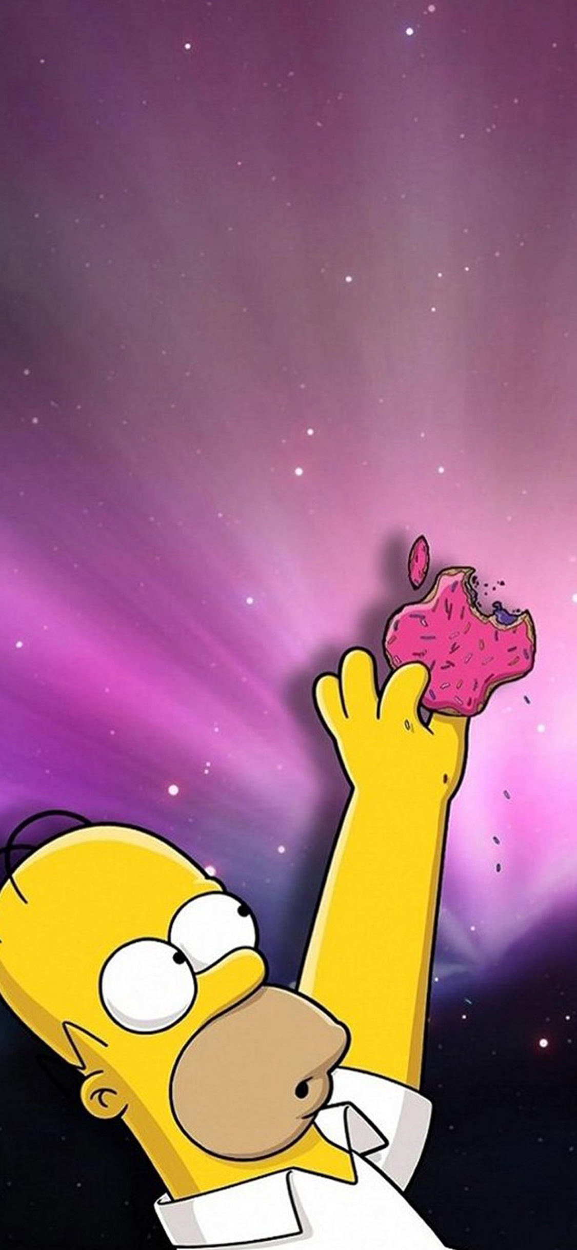 Yellow Haired Boy Cartoon Character. Wallpaper in 1125x2436 Resolution