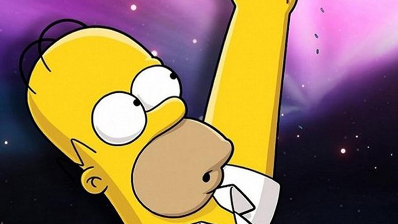 Gelbhaariger Junge Zeichentrickfigur. Wallpaper in 1366x768 Resolution