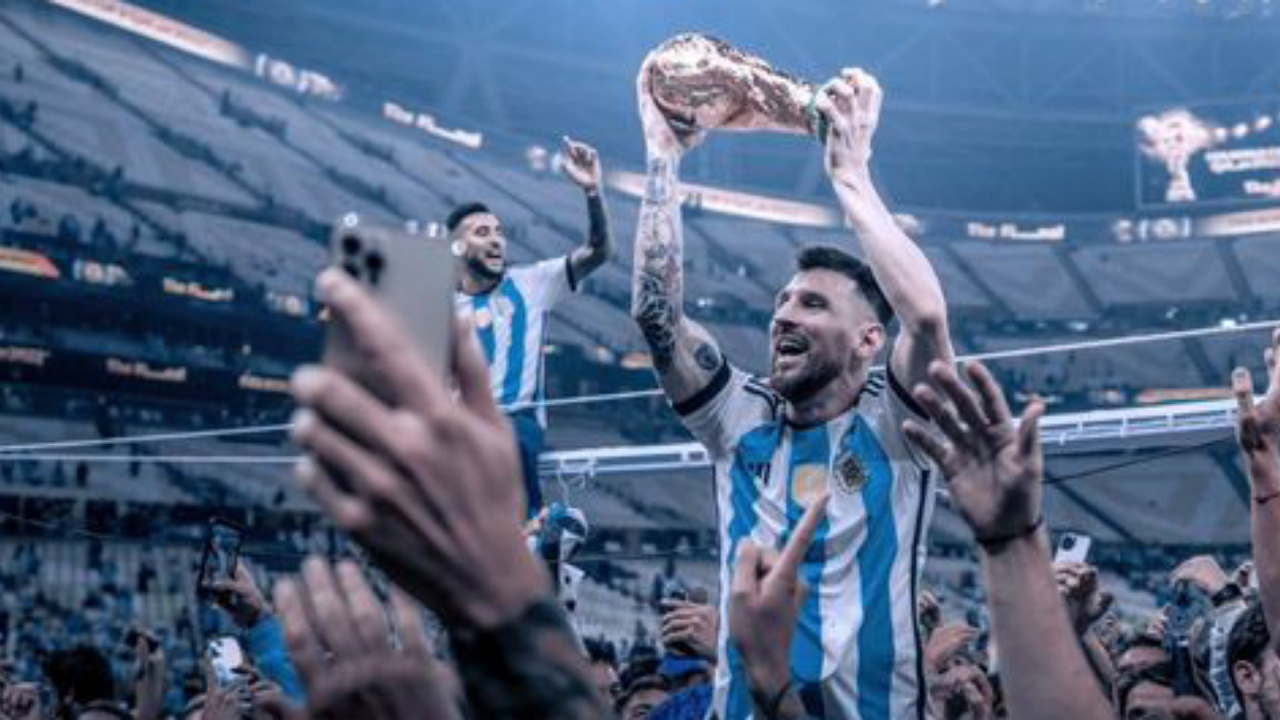 Lionel Messi, Scotiabank-Arena, Weltmeisterschaft 2022, Finale Der FIFA-Weltmeisterschaft 2022, fc Barcelona. Wallpaper in 1280x720 Resolution