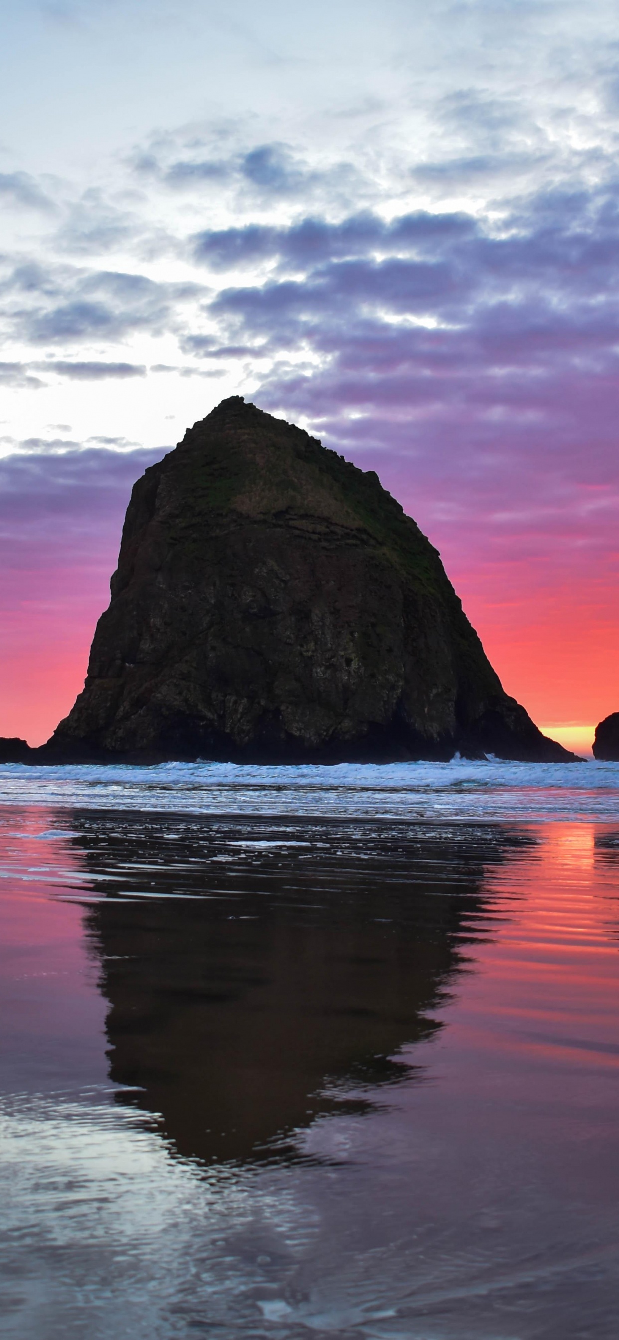 Sunset, Body of Water, Nature, Reflection, Sea. Wallpaper in 1242x2688 Resolution