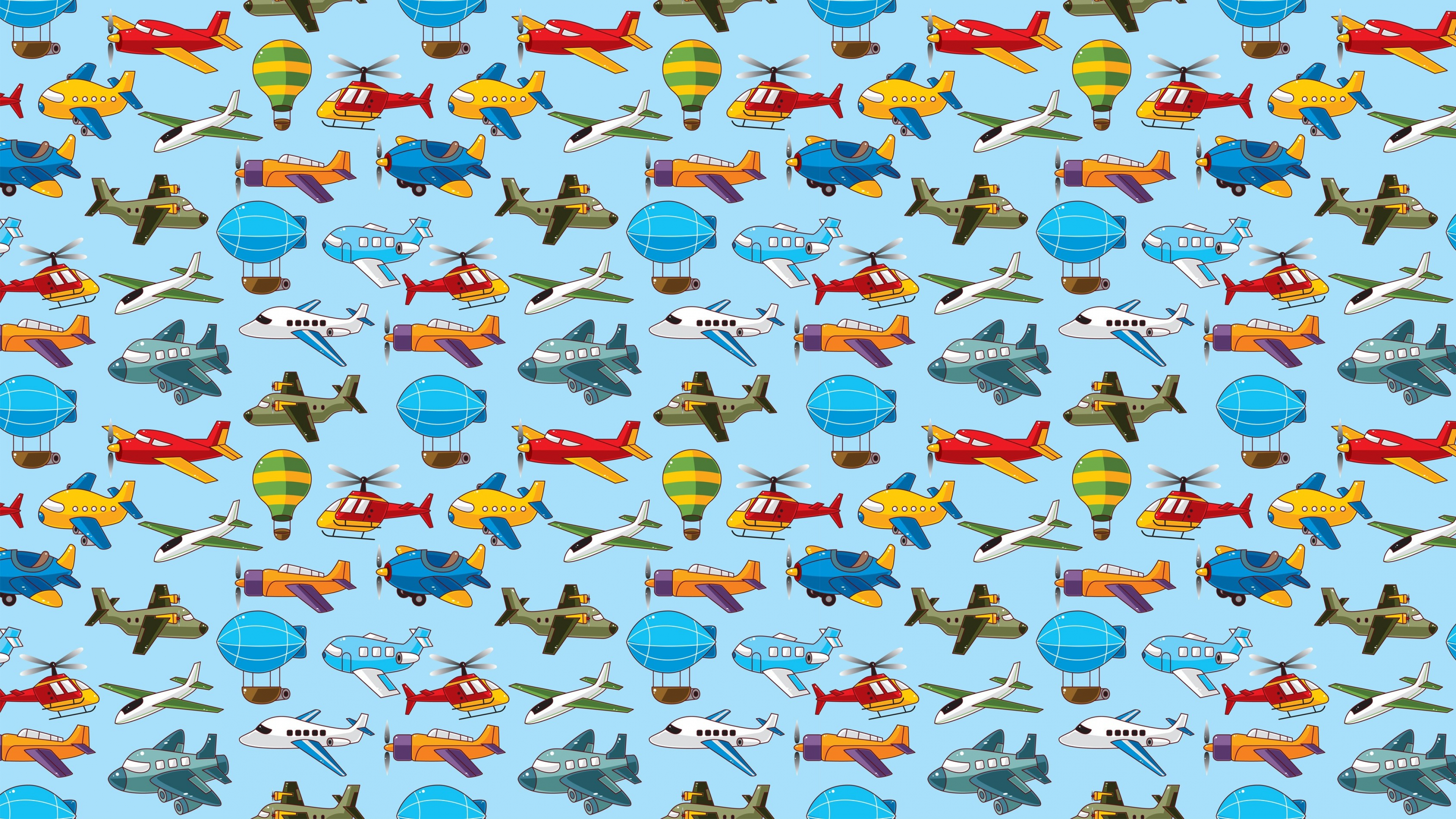 Blauer Und Gelber Fischaufkleber Viel. Wallpaper in 3840x2160 Resolution