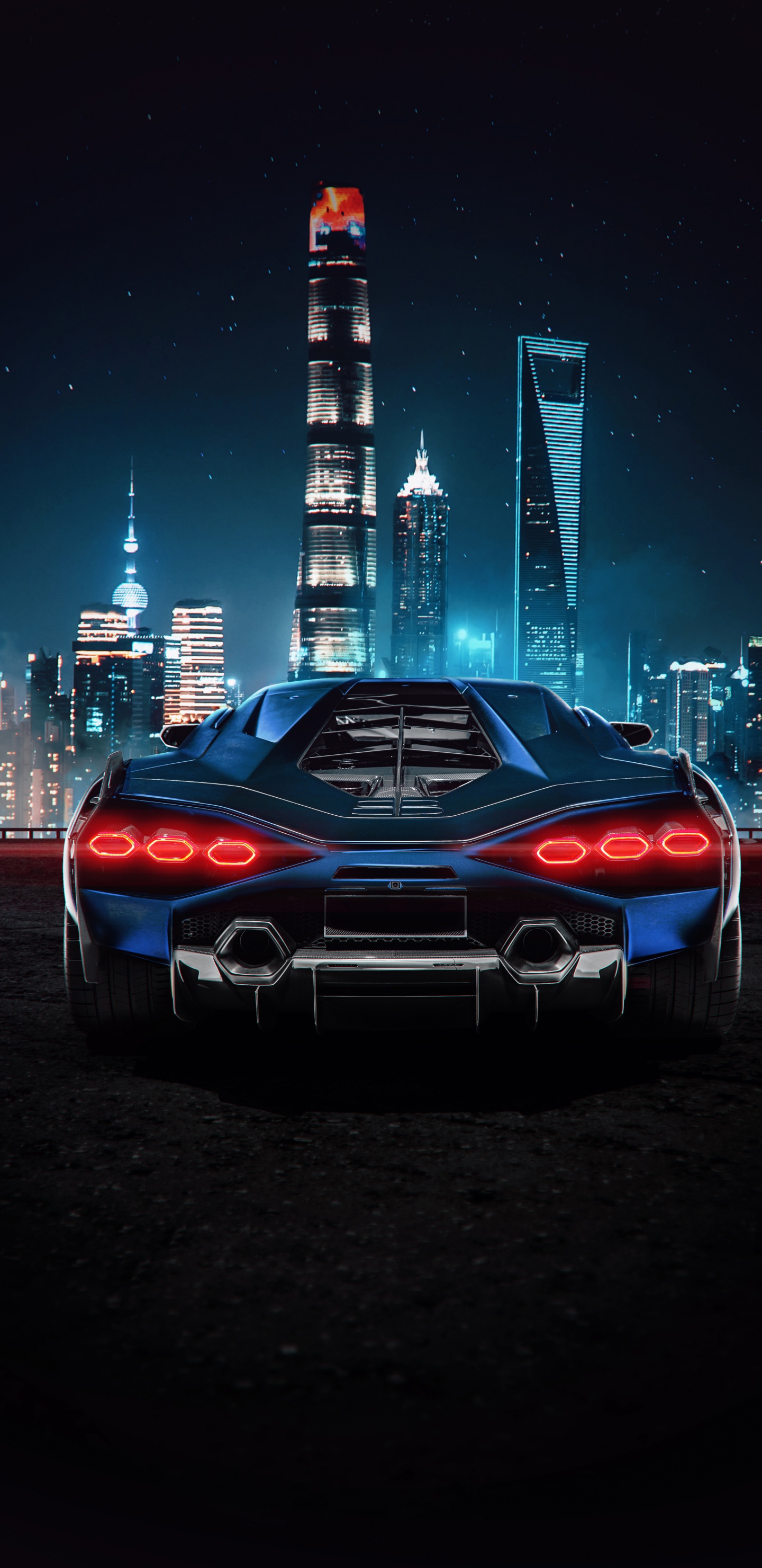 兰博基尼, 超级跑车, 车灯 壁纸 1440x2960 允许