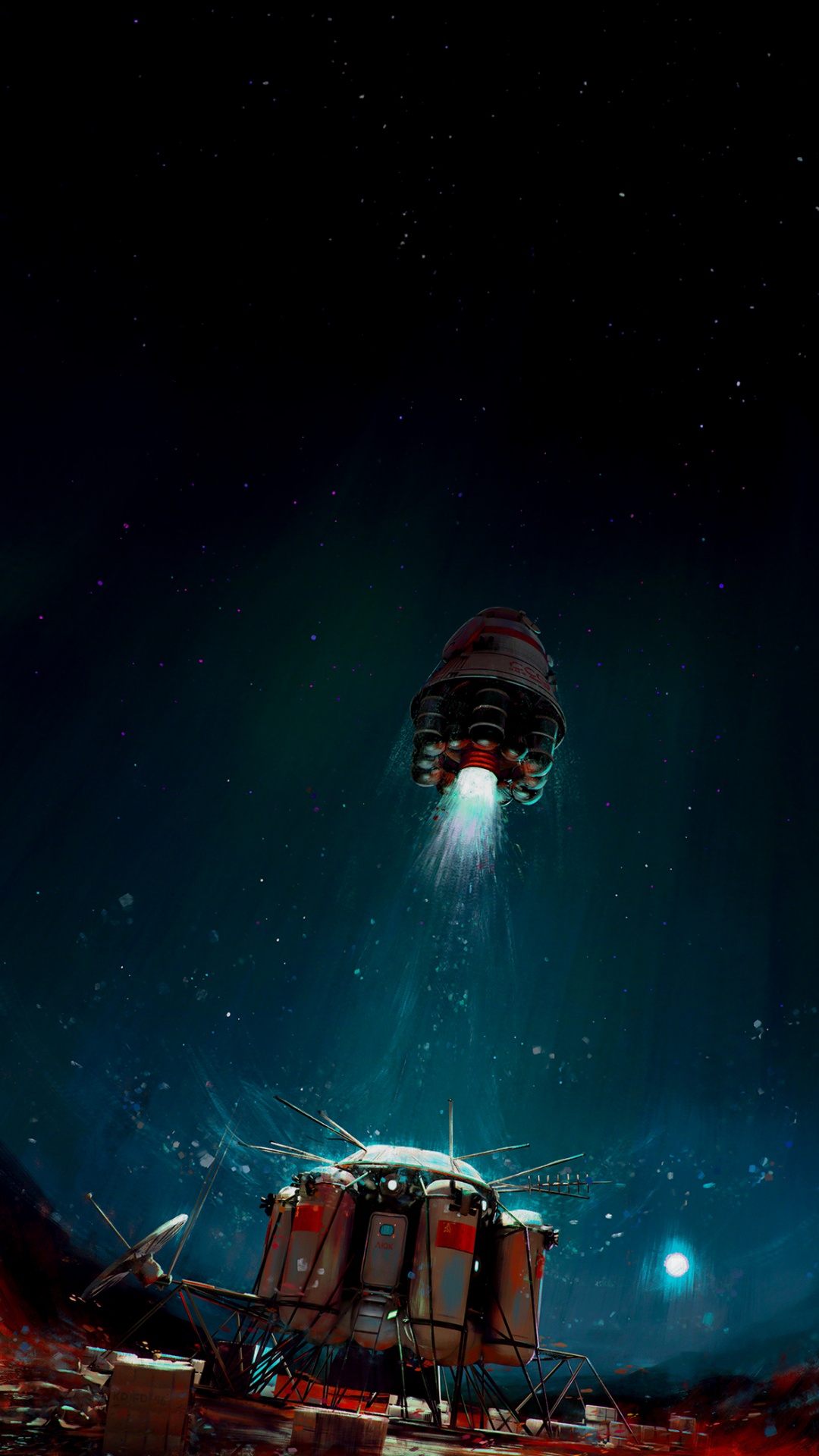 Galaxie, Vaisseau, Espace, la Science-fiction, Espace Extérieur. Wallpaper in 1080x1920 Resolution