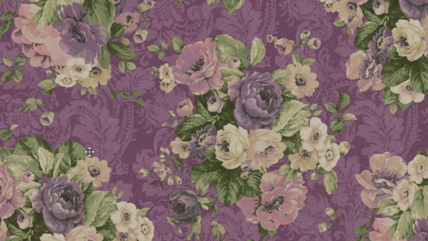 Textile Floral Rose Vert et Jaune. Wallpaper in 1366x768 Resolution
