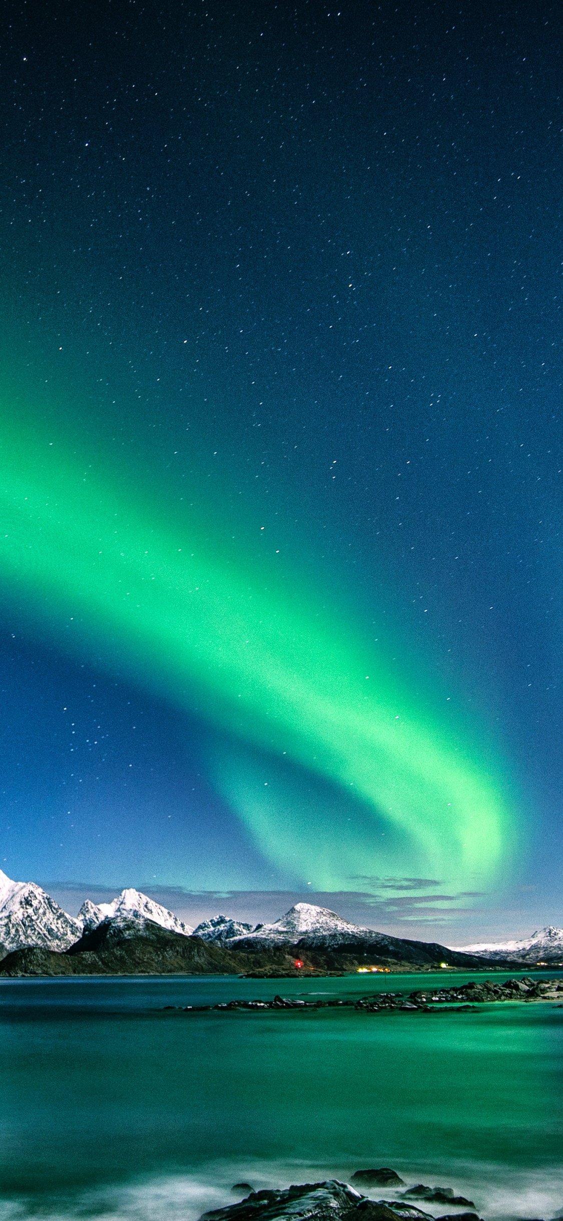 Aurora, Música Electrónica de Baile, Naturaleza, Steve, Paisaje Natural. Wallpaper in 1125x2436 Resolution