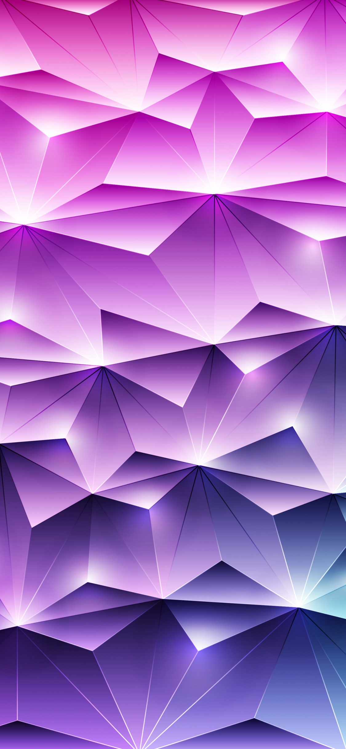 紫色的, 光, Azure, 性质, 黑色的 壁纸 1125x2436 允许