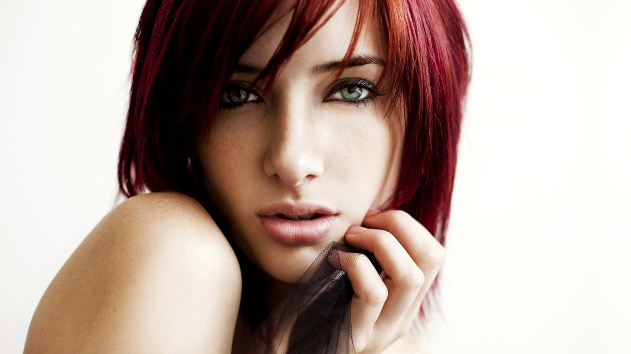 Susan Coffey, Rote Haare, Haarfärbung, Kinn, Schönheit. Wallpaper in 1280x720 Resolution