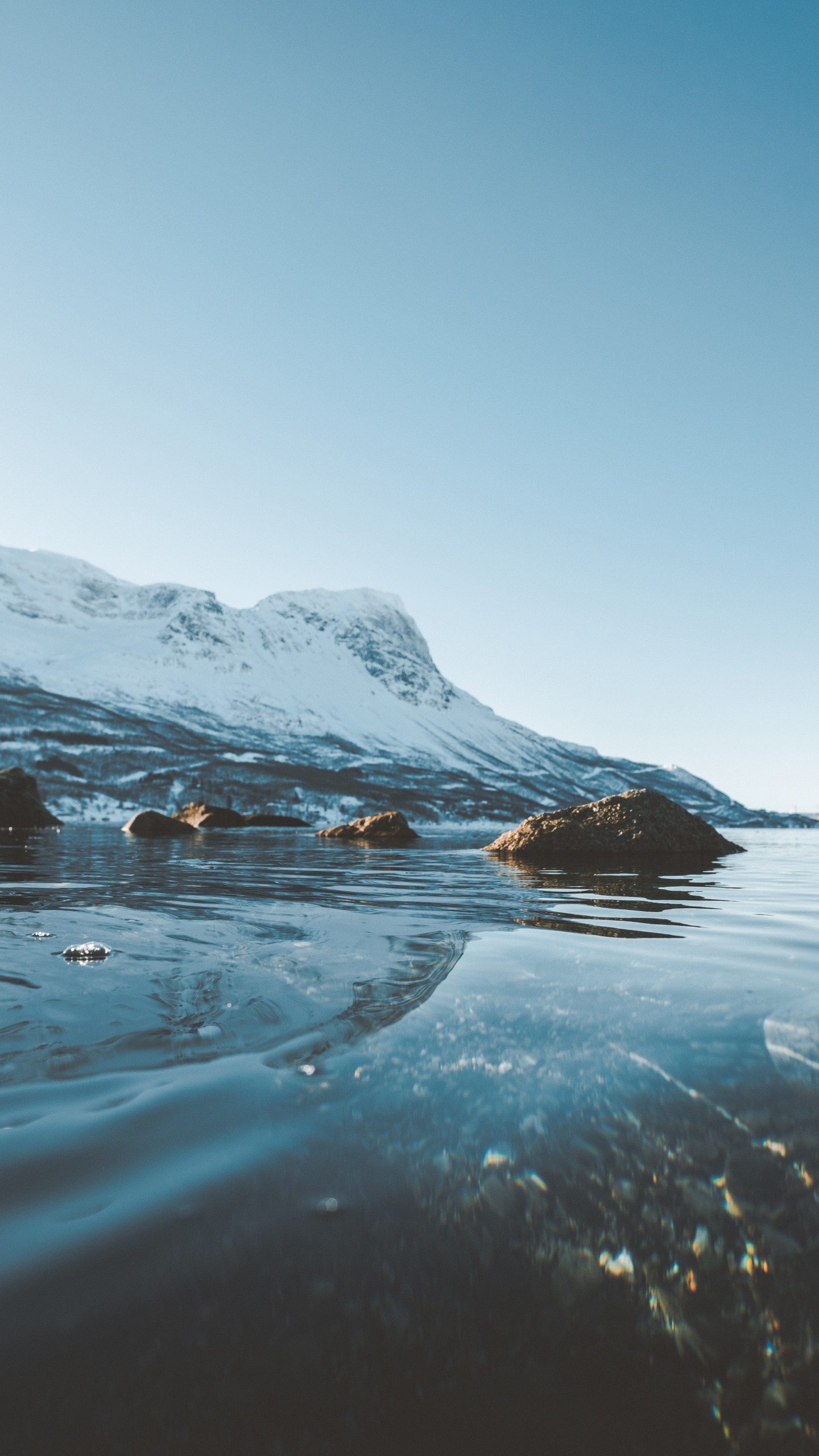 Mer, Glace, de L'arctique, Océan Arctique, le Relief Glaciaire. Wallpaper in 1440x2560 Resolution