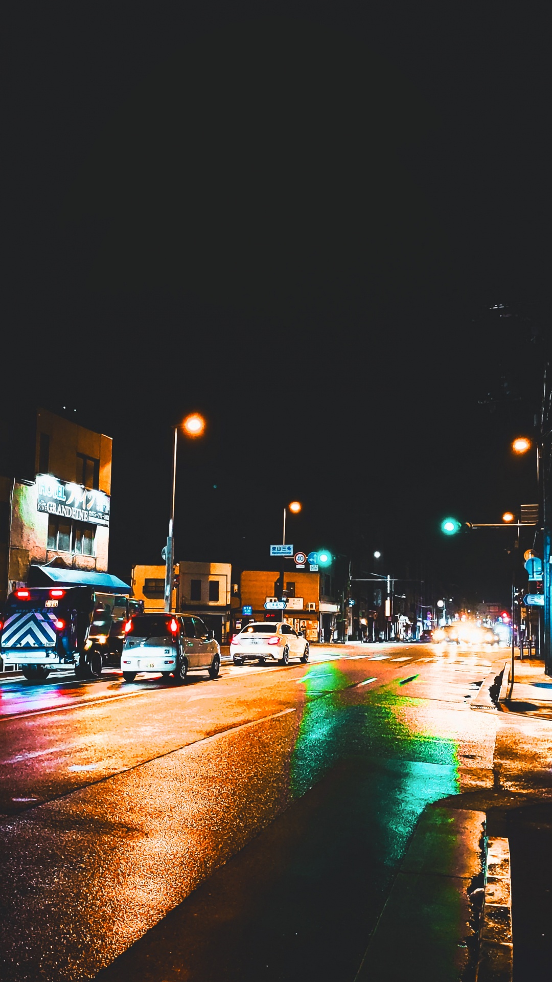 Night, Light Fixture, Street Light, Cars, Automotive Lighting. Wallpaper in 1080x1920 Resolution