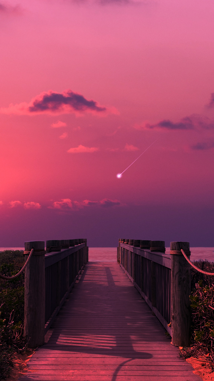 Cloud, Atmosphäre, Afterglow, Orange, Naturlandschaft. Wallpaper in 750x1334 Resolution