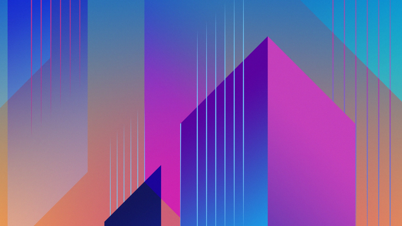HTC, HTC U11, la Pureté de la Couleur, Blue, Purple. Wallpaper in 1280x720 Resolution