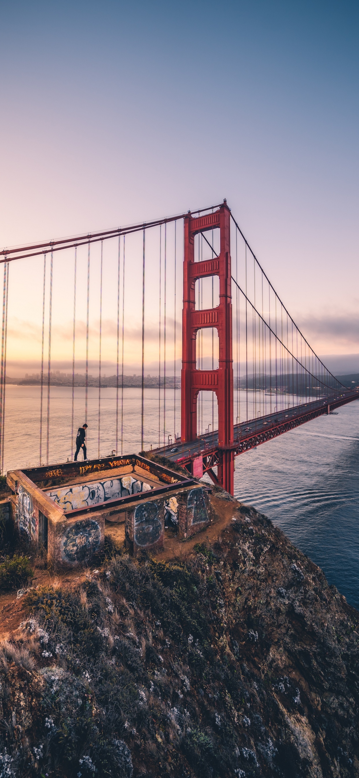 Puente Golden Gate San Francisco California. Wallpaper in 1242x2688 Resolution