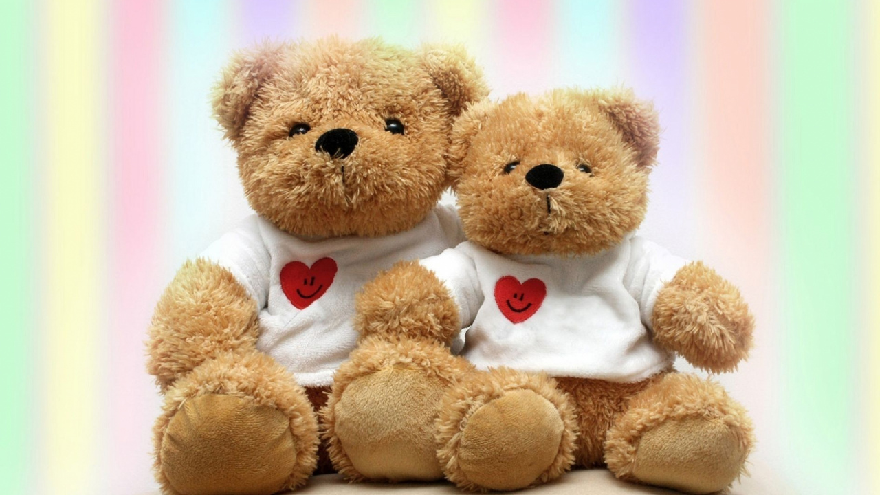 Teddy Bear, Stuffed Toy, Plush, Bear, Gift. Wallpaper in 1280x720 Resolution