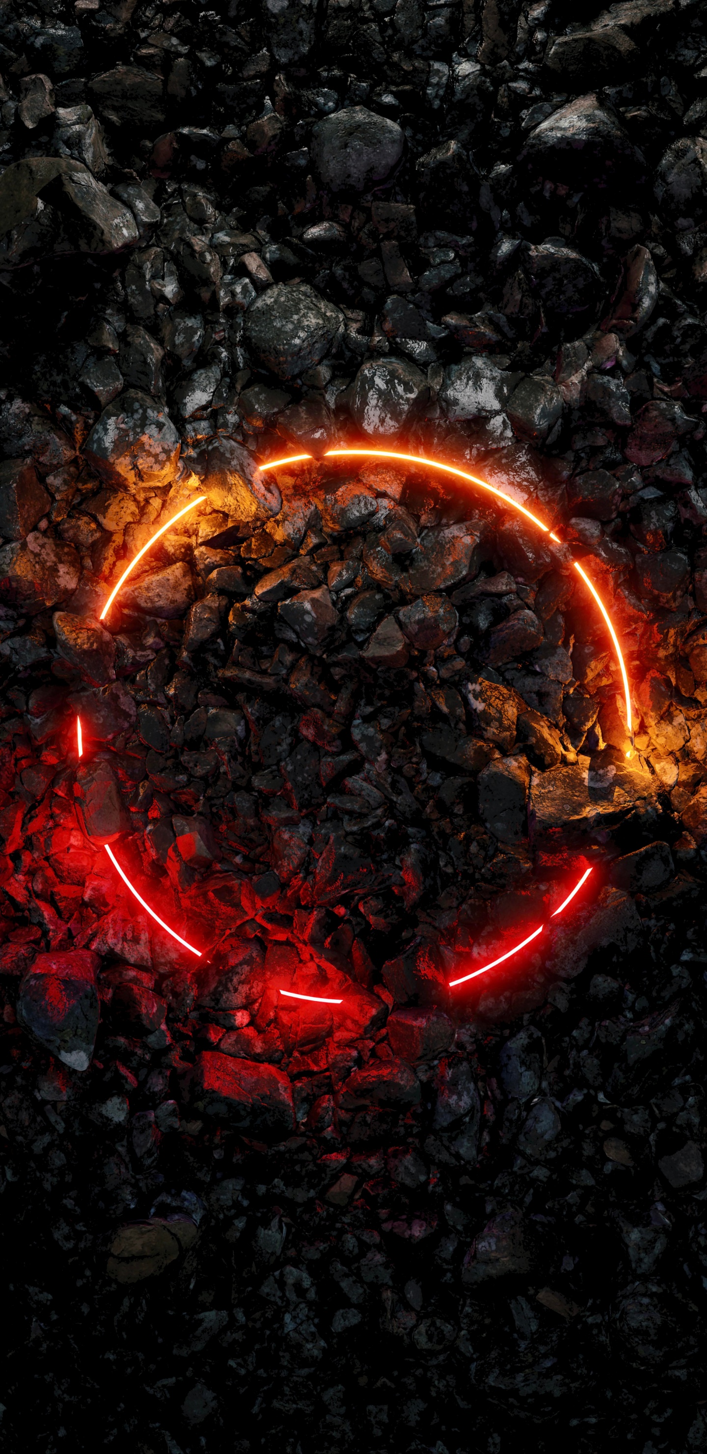 Flame, Soundcloud, Art, Colored, Jik Saw. Wallpaper in 1440x2960 Resolution