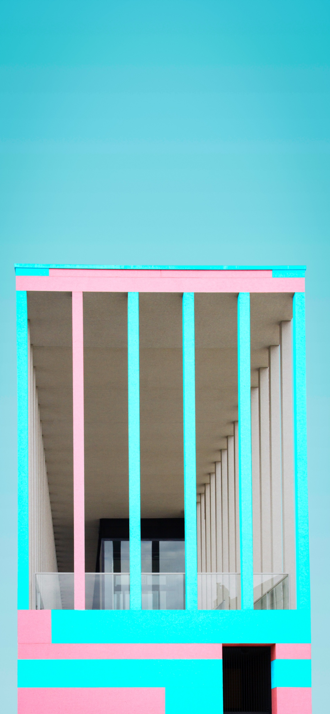 Fachada, Faade, Galería de James Simon, Arquitectura, Edificio. Wallpaper in 1125x2436 Resolution