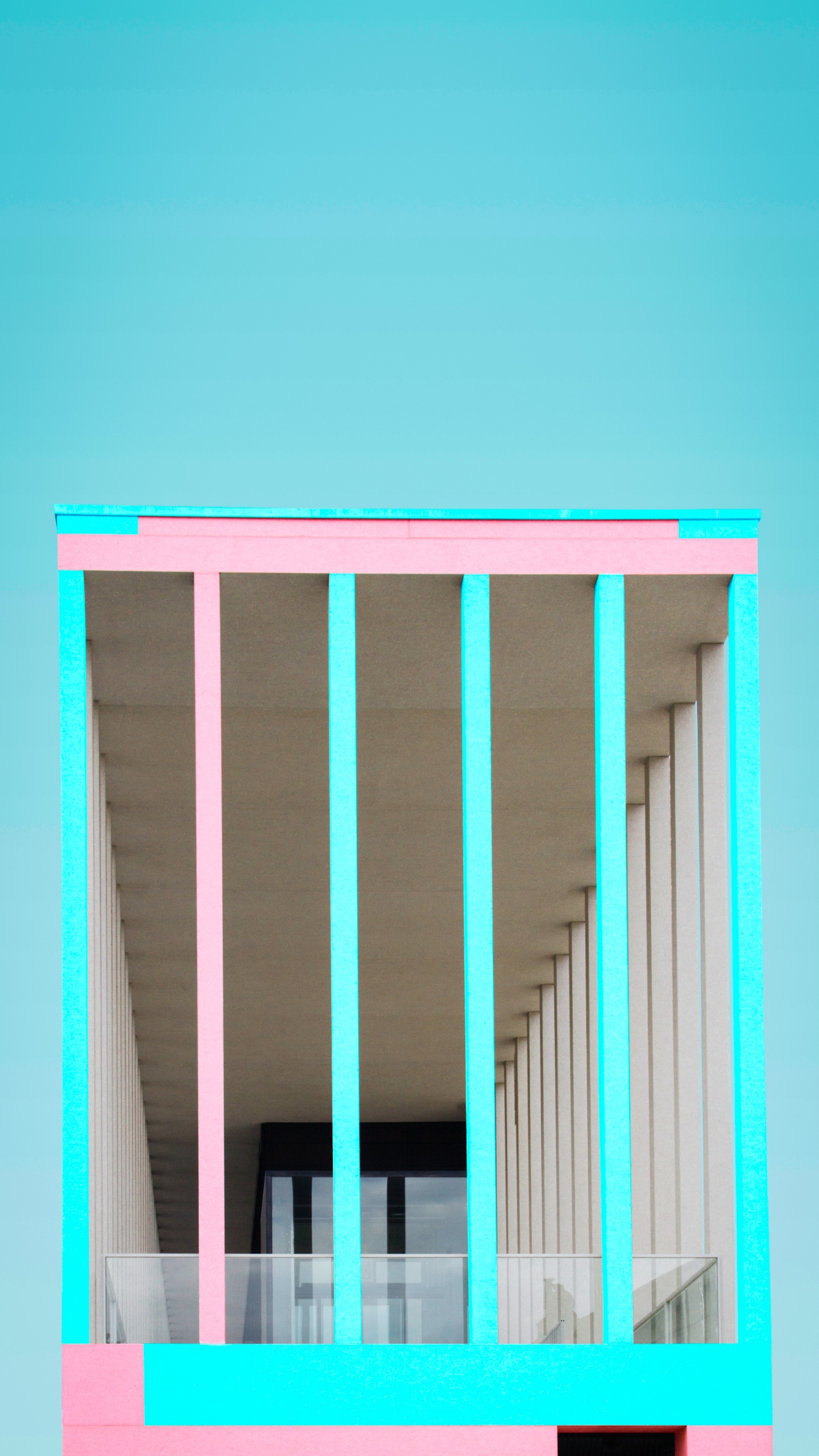 Fachada, Faade, Galería de James Simon, Arquitectura, Edificio. Wallpaper in 1440x2560 Resolution