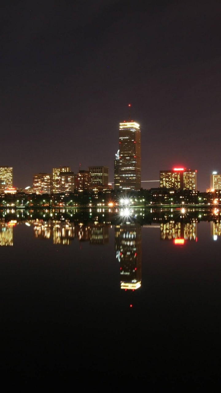 波士顿, 城市, 城市景观, 天际线, 大都会 壁纸 720x1280 允许