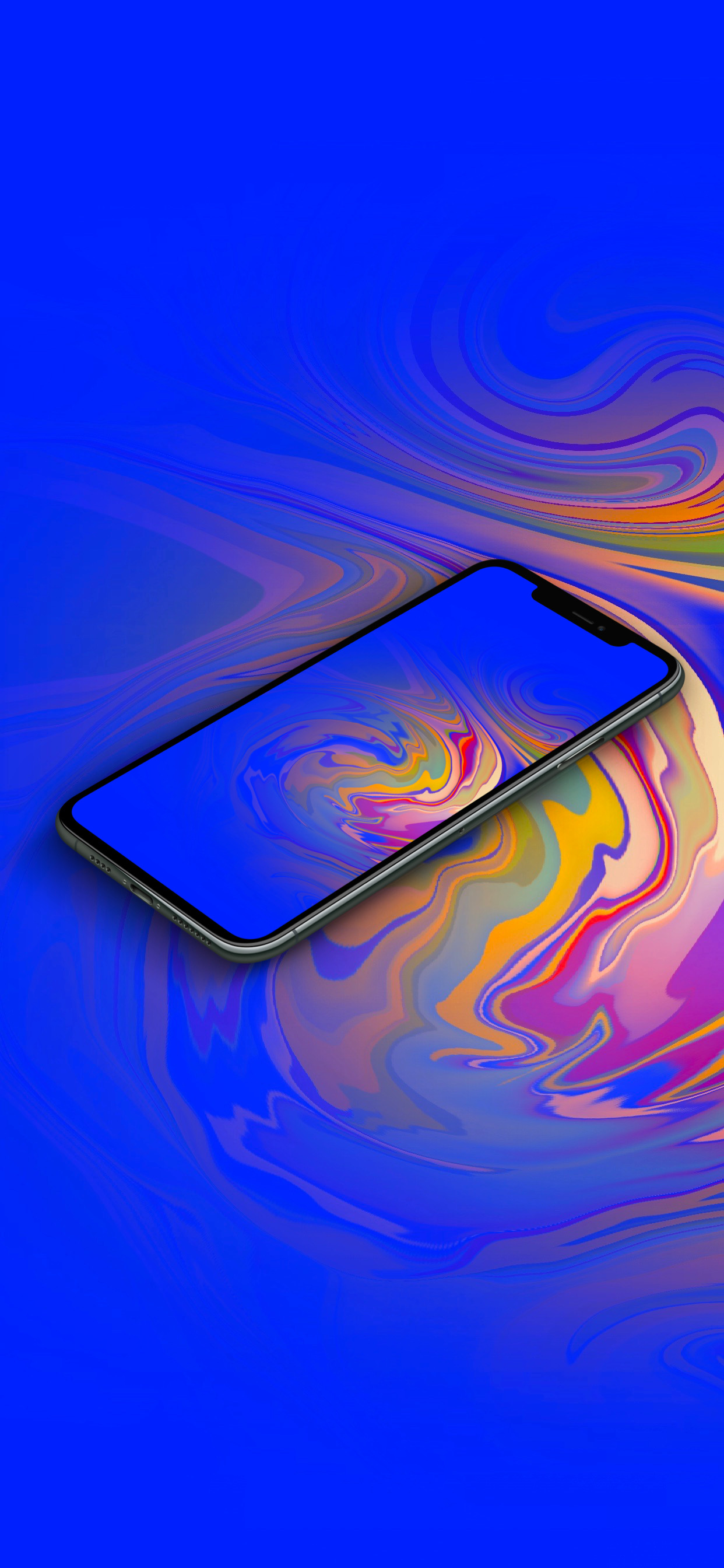 Kobaltblau, Wasser, Blau, Azure, Purpur. Wallpaper in 1242x2688 Resolution