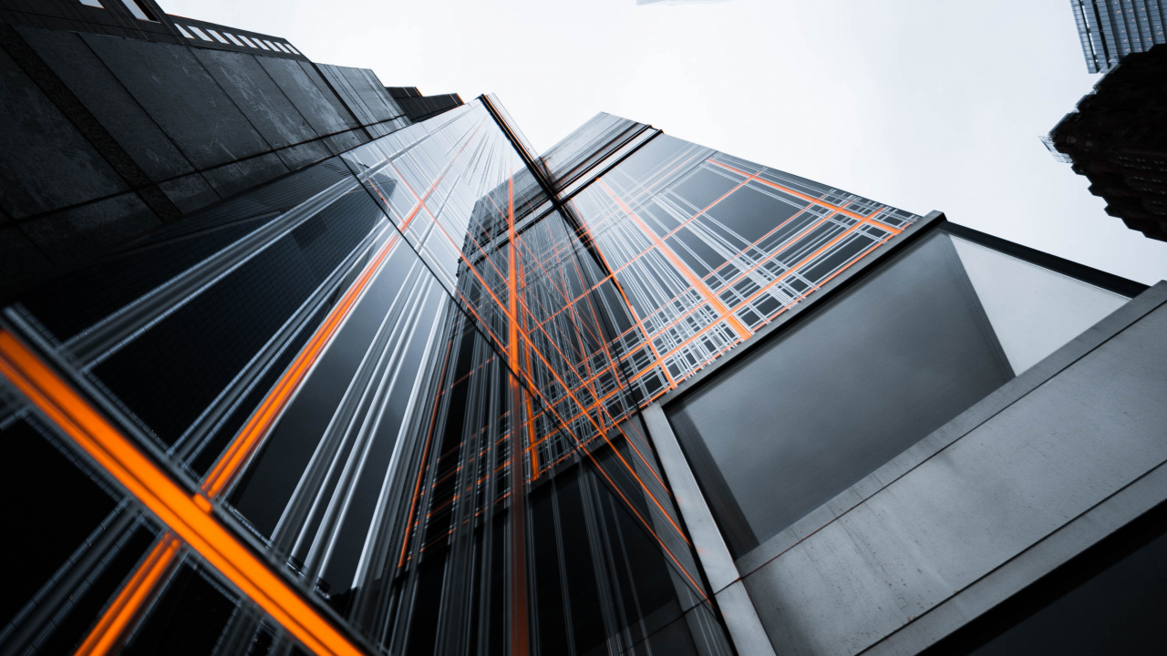 Low Angle Photography of High Rise Building. Wallpaper in 1280x720 Resolution