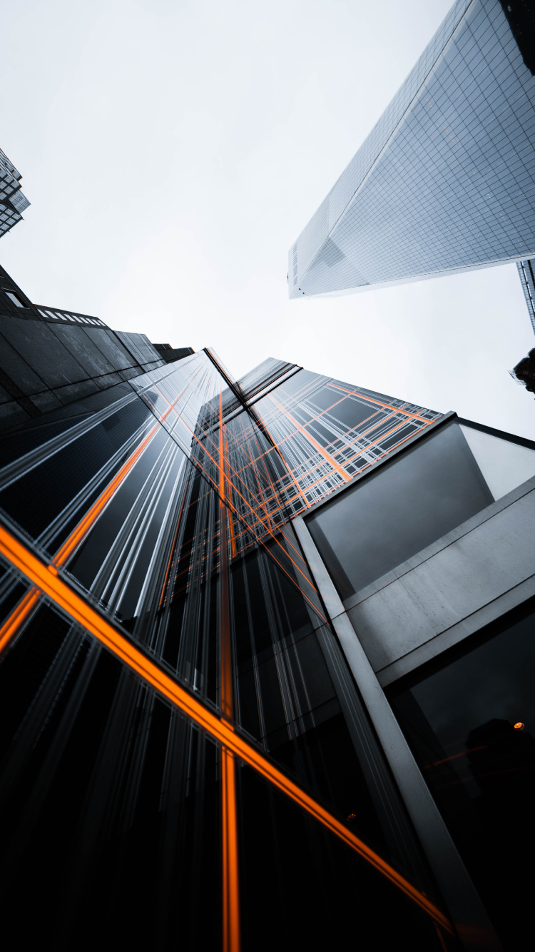 Low Angle Photography of High Rise Building. Wallpaper in 750x1334 Resolution