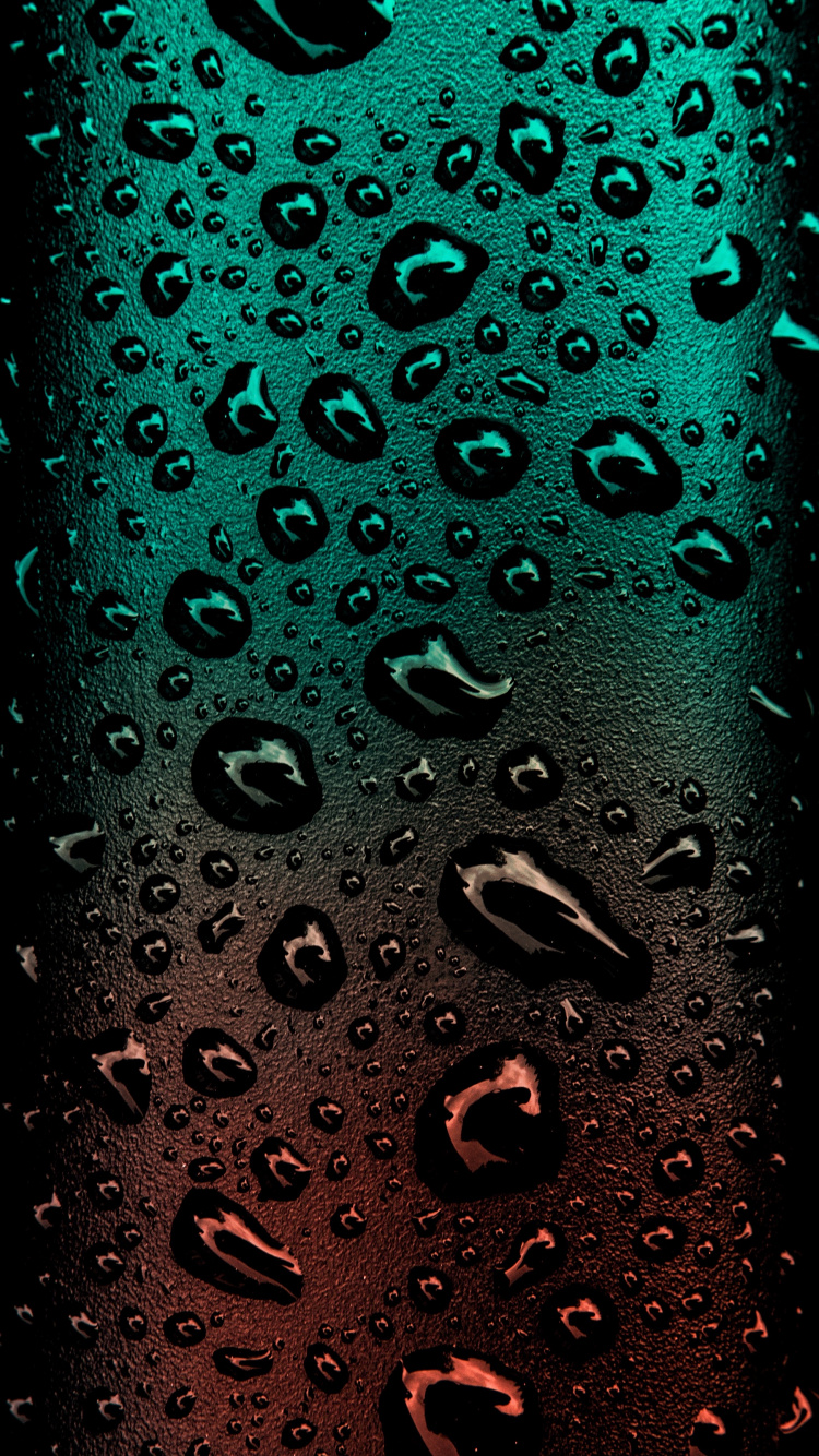 Ios, Liquid, Fluid, Drop, Green. Wallpaper in 750x1334 Resolution